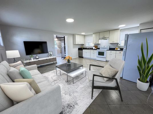 Interior, Kitchen, Living room, Recessed Lighting