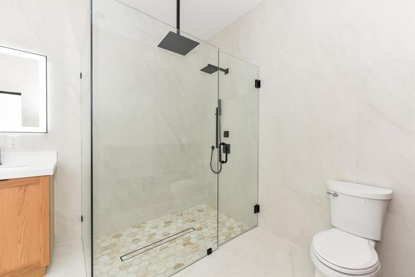 Bathroom, Glass Shower, Interior