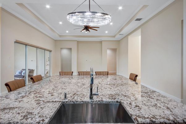 Chandelier, Dining room, Interior, Recessed Lighting