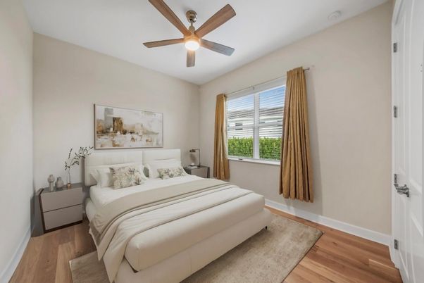 Bedroom, Interior, Wood Texture Flooring