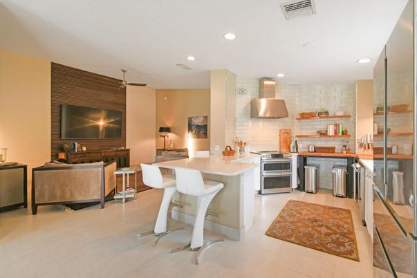 Interior, Kitchen, Recessed Lighting, Stainless Steel Appliances