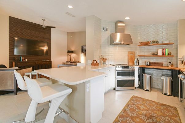 Interior, Kitchen, Recessed Lighting, Stainless Steel Appliances