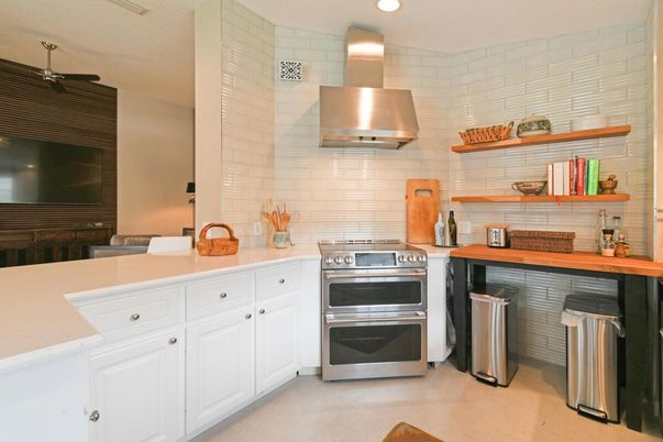 Interior, Kitchen, Recessed Lighting, Stainless Steel Appliances