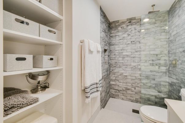 Bathroom, Glass Shower, Interior