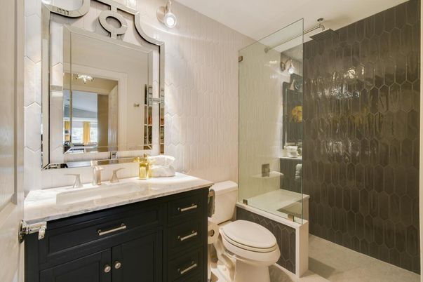 Bathroom, Glass Shower, Interior