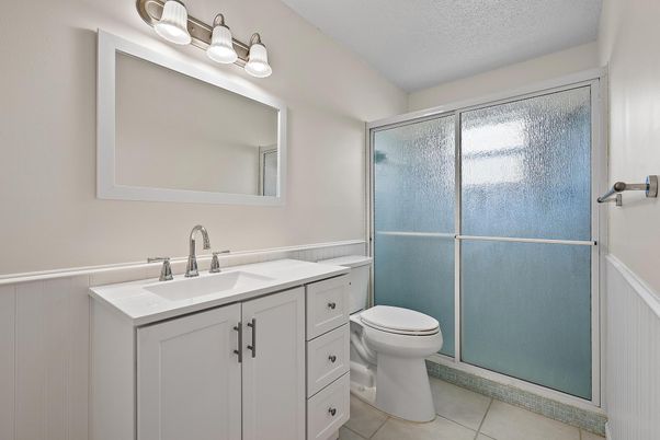 Bathroom, Glass Shower, Interior