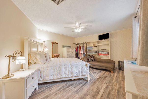 Bedroom, Interior, Wood Texture Flooring