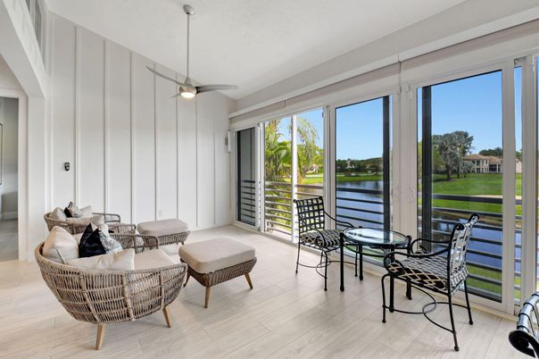 Interior, Sun Room, Water, Wood Texture Flooring