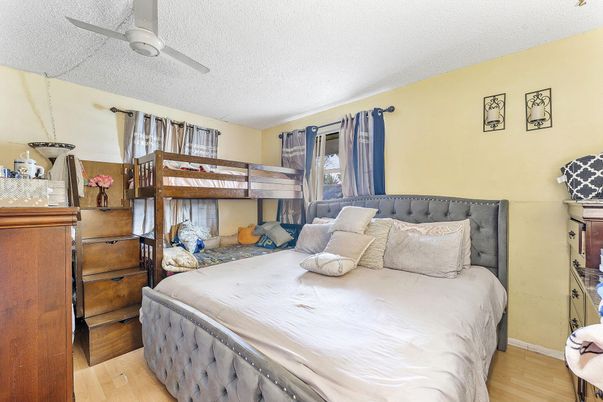 Bedroom, Interior, Wood Texture Flooring