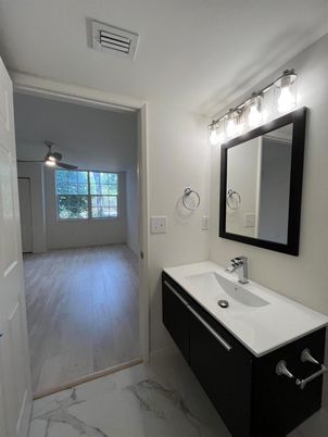 Bathroom, Dual Sink Vanities, Interior, Wood Texture Flooring