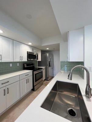 Interior, Kitchen, Pool, Recessed Lighting, Stainless Steel Appliances