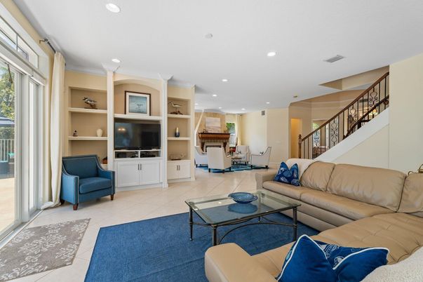 Interior, Living room, Recessed Lighting
