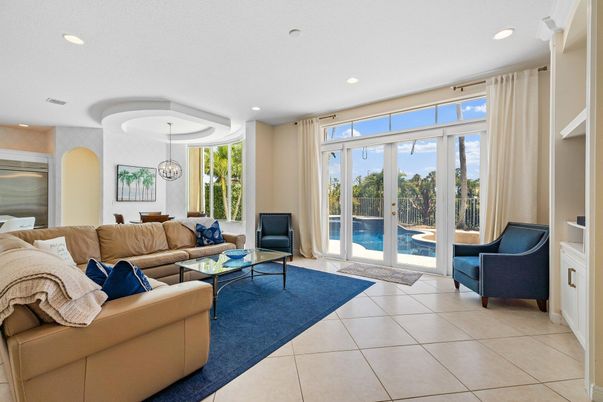 Interior, Living room, Recessed Lighting