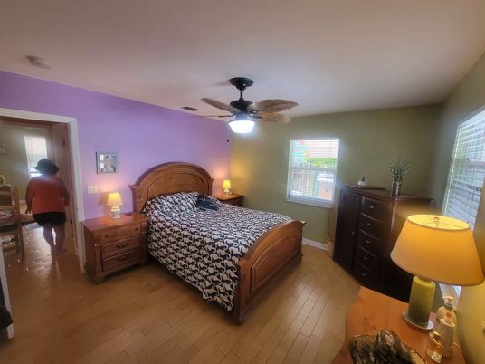 Bedroom, Interior, Wood Texture Flooring