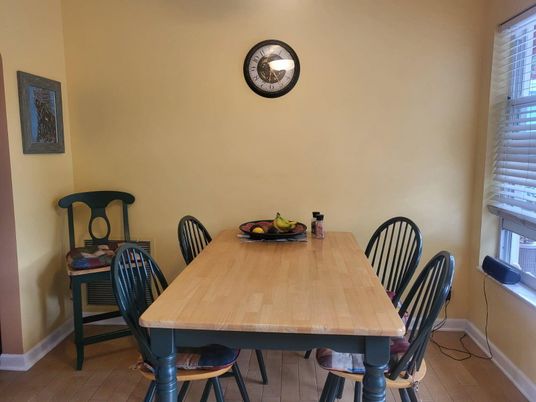 Dining room, Interior, Wood Texture Flooring