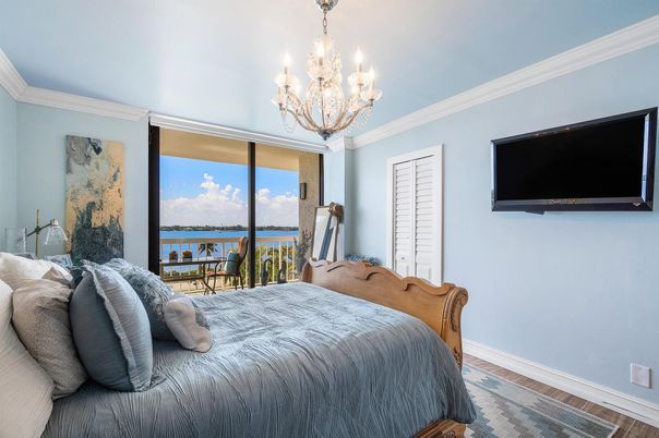 Bedroom, Chandelier, Interior, Wood Texture Flooring