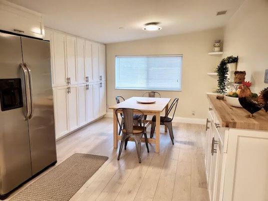 Dining room, Interior, Kitchen, Wood Texture Flooring