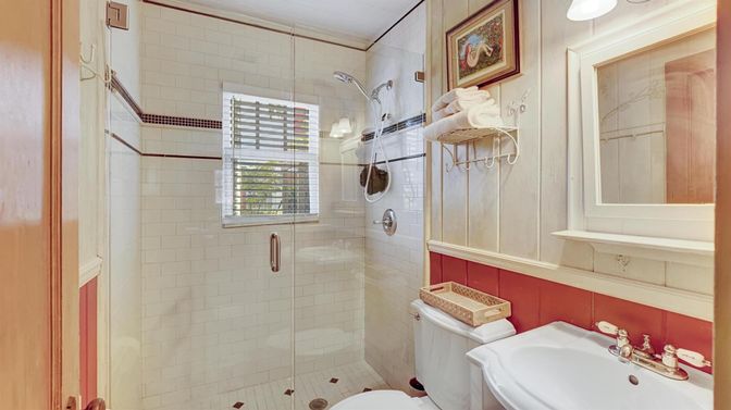 Bathroom, Glass Shower, Interior
