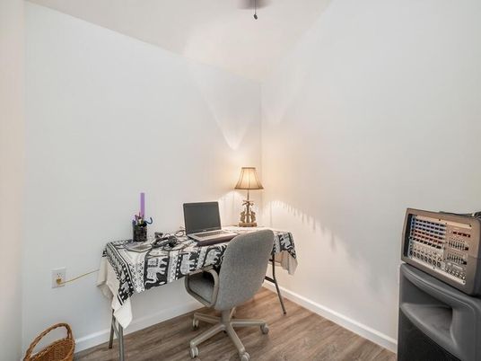 Home Office, Interior, Wood Texture Flooring