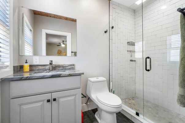 Bathroom, Glass Shower, Interior