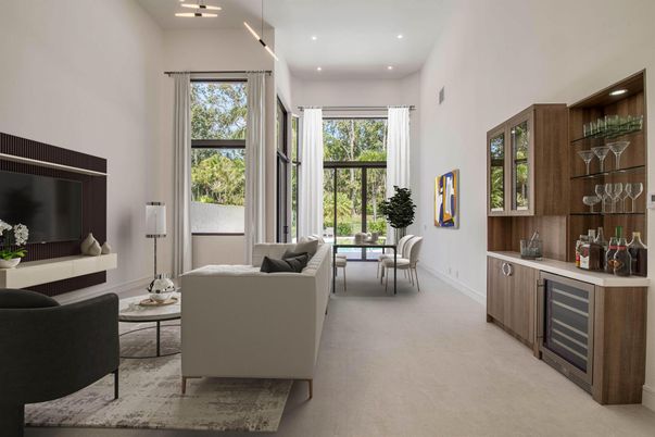 Dining room, Interior, Living room, Recessed Lighting
