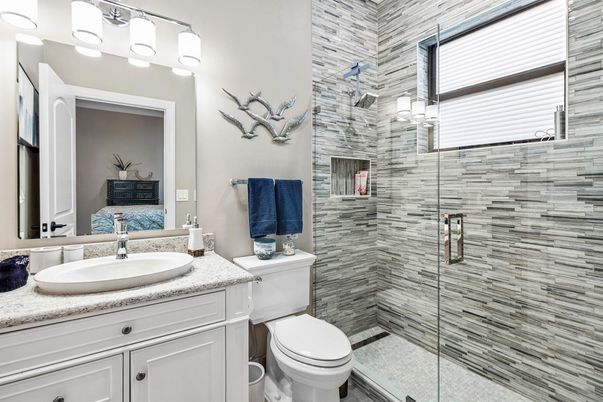 Bathroom, Glass Shower, Interior
