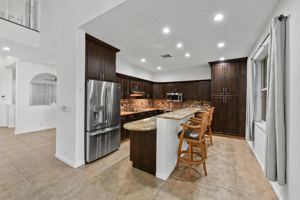 Interior, Kitchen, Recessed Lighting, Stainless Steel Appliances