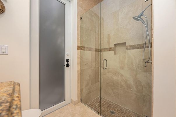 Bathroom, Glass Shower, Interior
