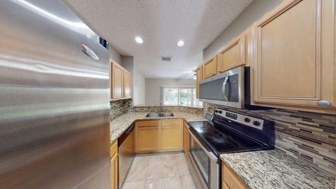 Interior, Kitchen, Recessed Lighting, Stainless Steel Appliances