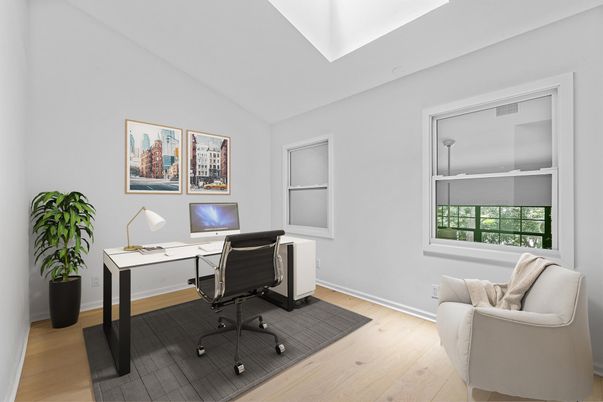 Home Office, Interior, Wood Texture Flooring