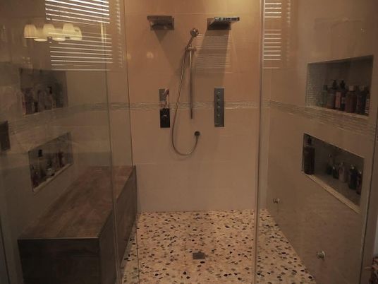 Bathroom, Glass Shower, Interior
