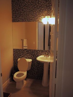 Bathroom, Interior, Wood Texture Flooring