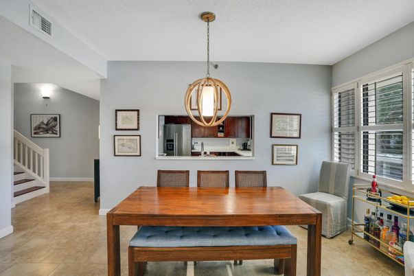 Dining room, Interior, Pendant Lights