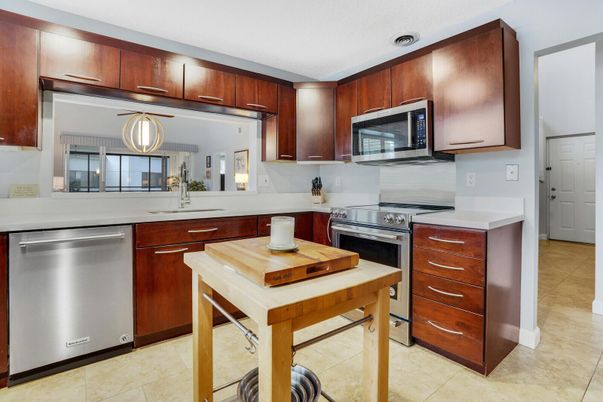 Interior, Kitchen, Recessed Lighting, Stainless Steel Appliances