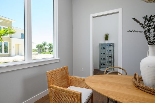 Dining room, Interior, Wood Texture Flooring
