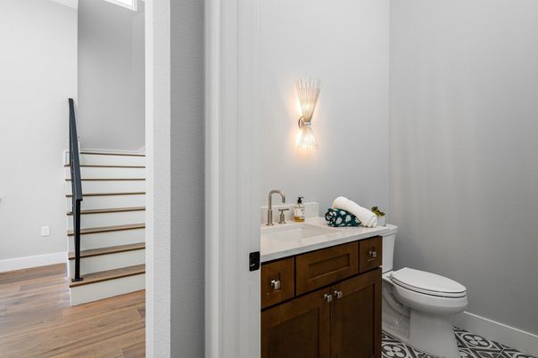 Bathroom, Interior, Wood Texture Flooring