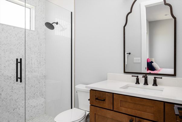 Bathroom, Glass Shower, Interior