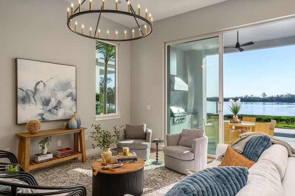 Chandelier, Interior, Living room, Water