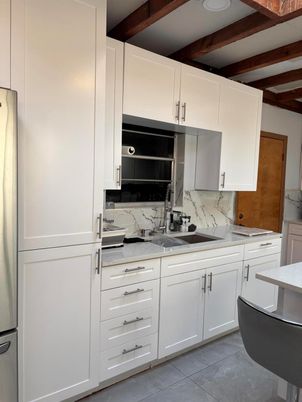 Interior, Kitchen, Wooden Beams