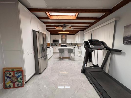 Fitness Equipment, Interior, Kitchen, Wooden Beams