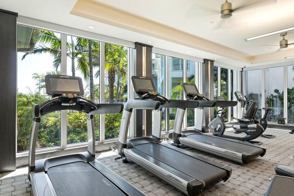 Fitness Equipment, Gym, Interior, Recessed Lighting
