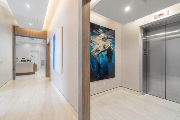 Elevator, Interior, Recessed Lighting