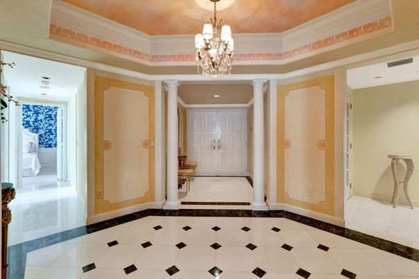 Chandelier, Interior, Recessed Lighting