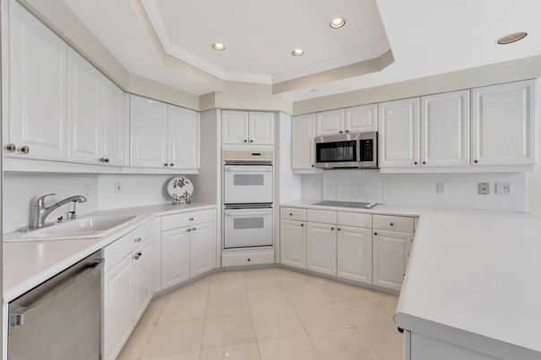 Interior, Kitchen, Recessed Lighting, Stainless Steel Appliances