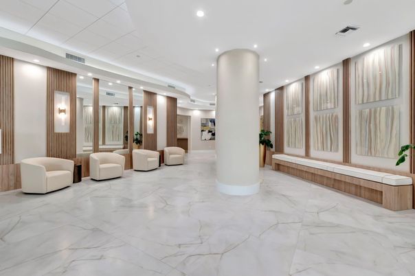 Interior, Marble, Recessed Lighting