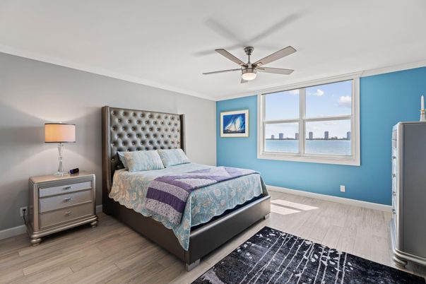Bedroom, Interior, Water, Wood Texture Flooring