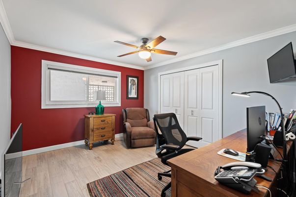 Home Office, Interior, Wood Texture Flooring