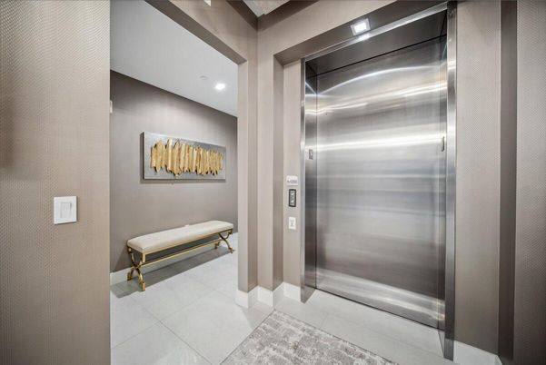 Elevator, Interior, Recessed Lighting