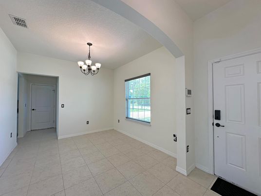 Chandelier, Empty room, Interior