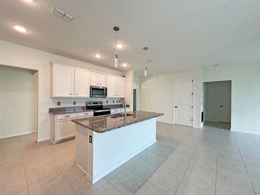 Interior, Kitchen, Pendant Lights, Recessed Lighting